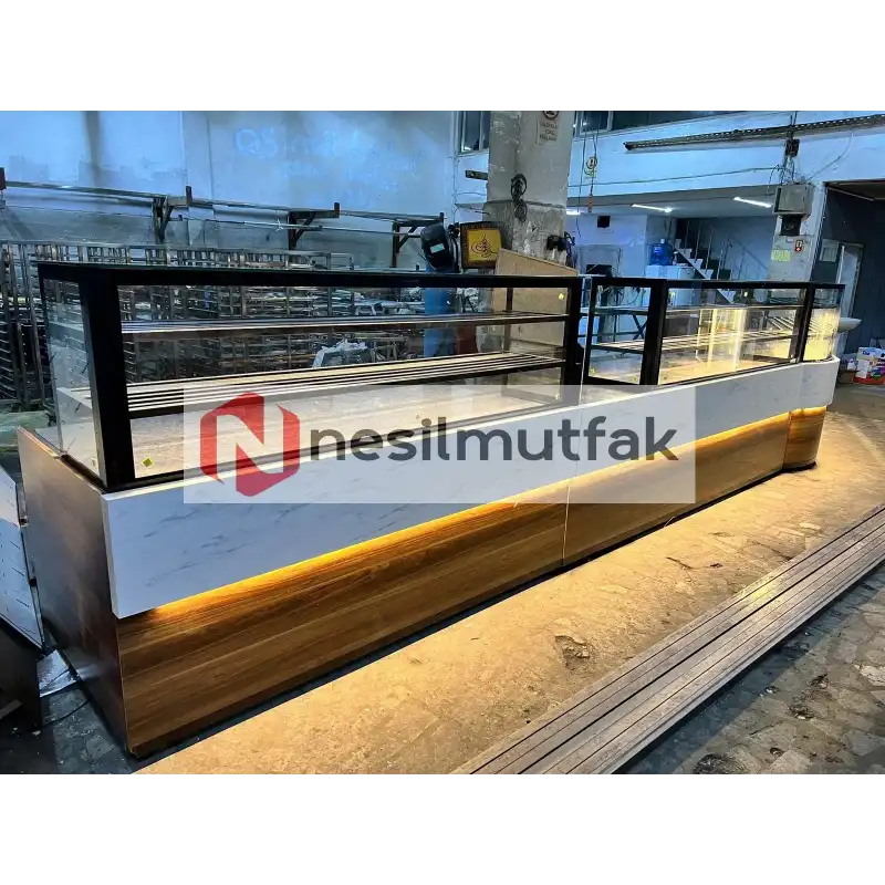Böreklik ve Baklava Tezgahı Ahşap Özel Model