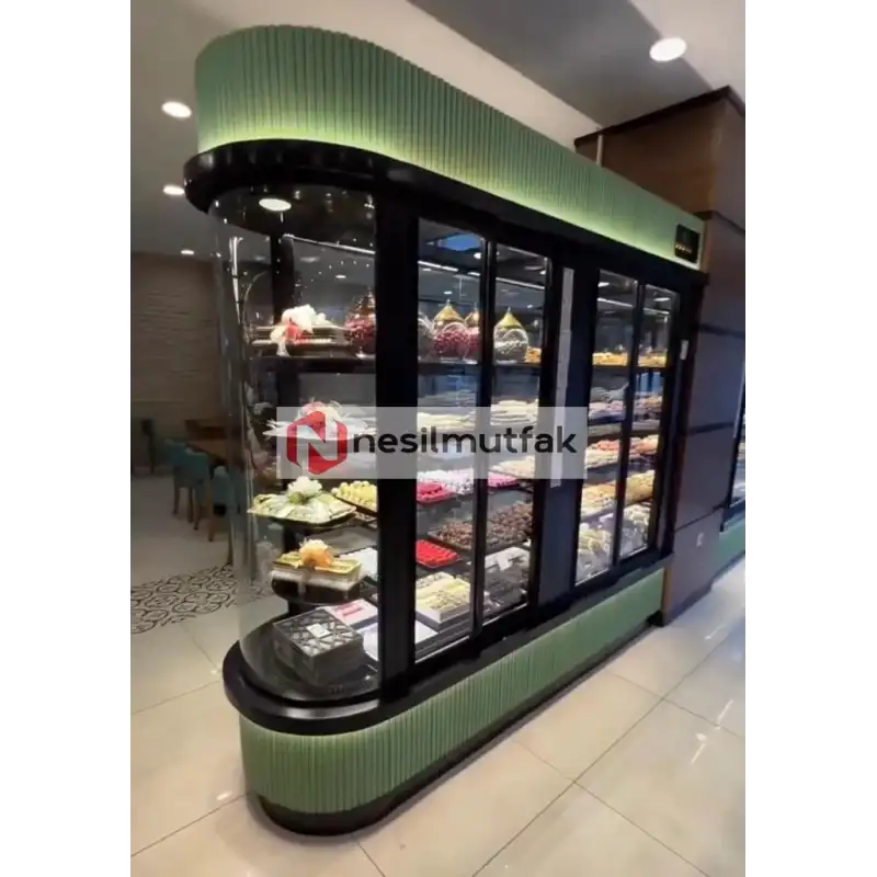 Dik Cephe Pasta Teşhir Dolabı