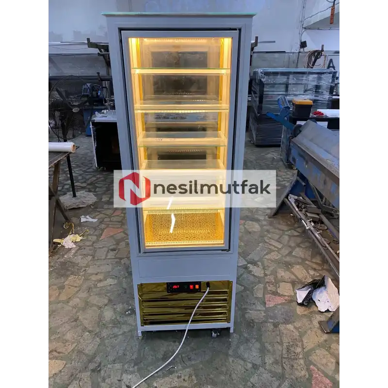 Dik Pasta Dolabı Gold Model