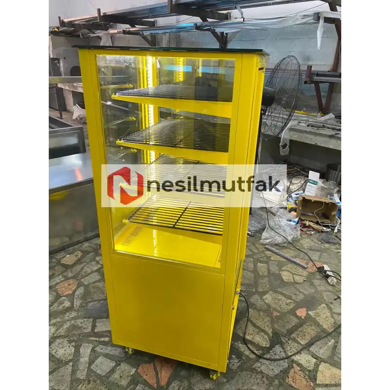 Dik Pasta Dolabı Sarı Model