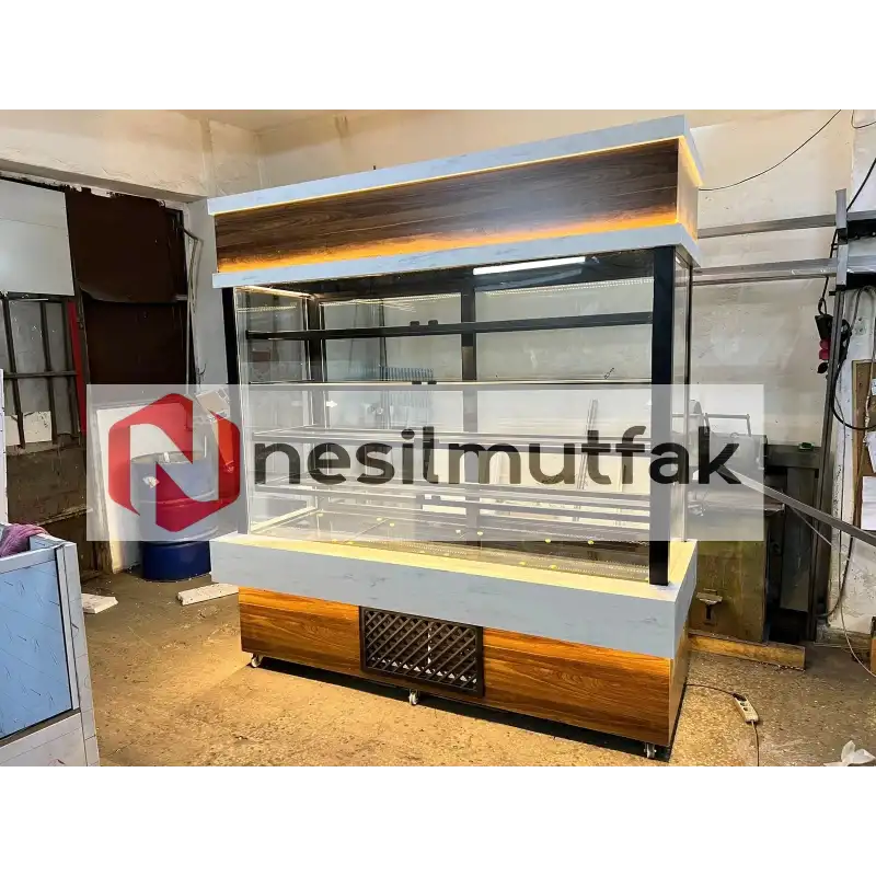 Dik Pasta Tatlı Teşhir Dolabı