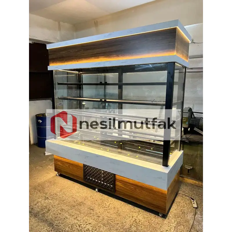 Dik Pasta Tatlı Teşhir Dolabı