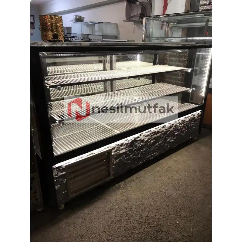 Kebap Dolabı Beyaz Taş Model