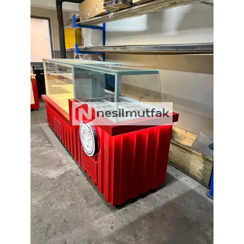 Pasta Dolabı ve Salatabar Tezgahı