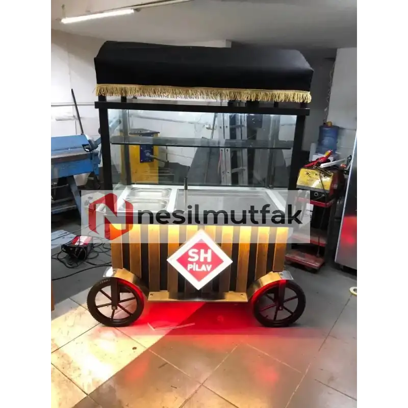 Seyyar Model Pilav ve Yemeklik Tezgahı