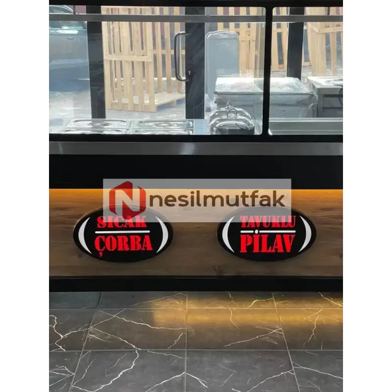 Yemeklik ve Pilav Tezgahı Ahşap Model