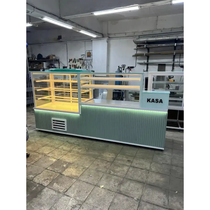 Poğaça Börek Tezgahı ve Pasta Tatlı Dolabı