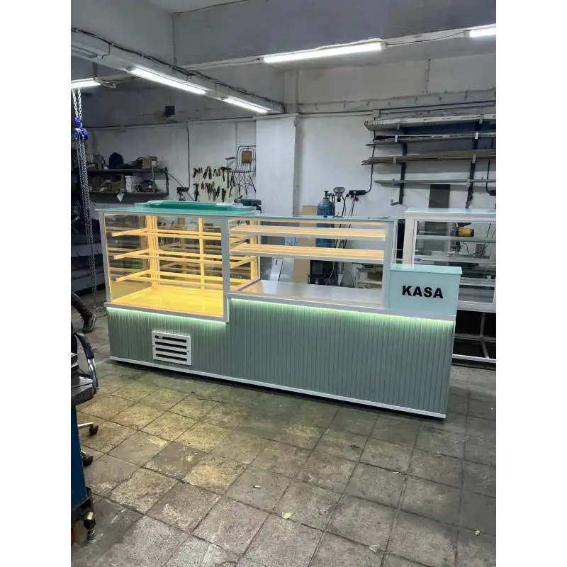 Poğaça Börek Tezgahı ve Pasta Tatlı Dolabı