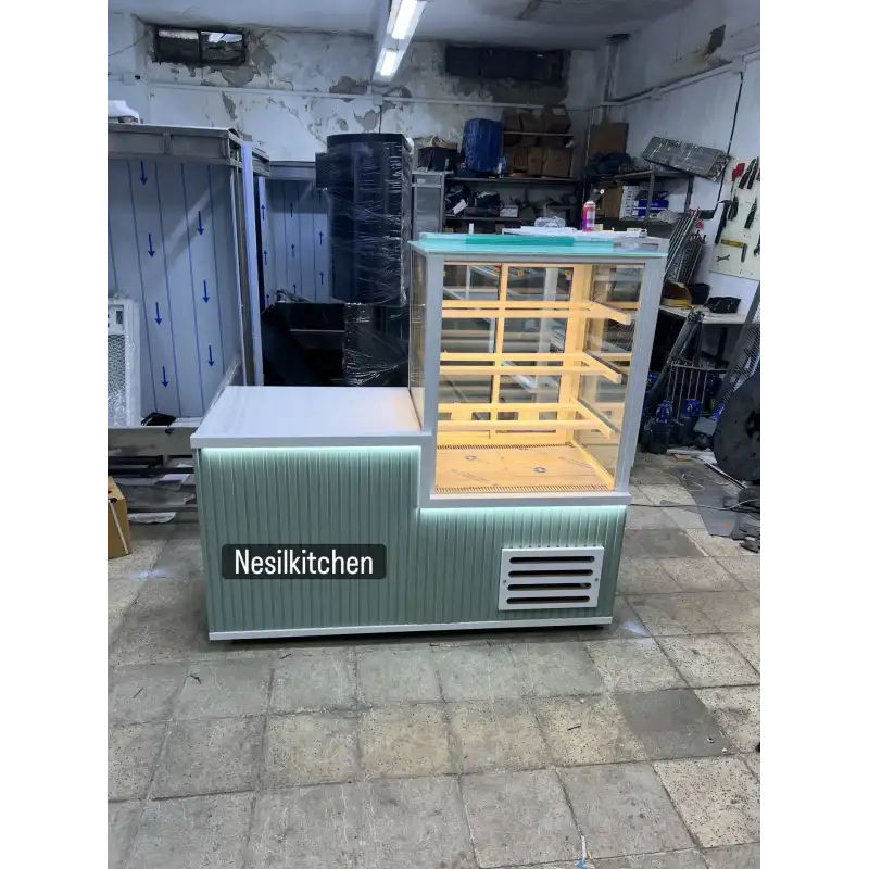 Pasta Vitrin Dolabı Bankolu NSL-12
