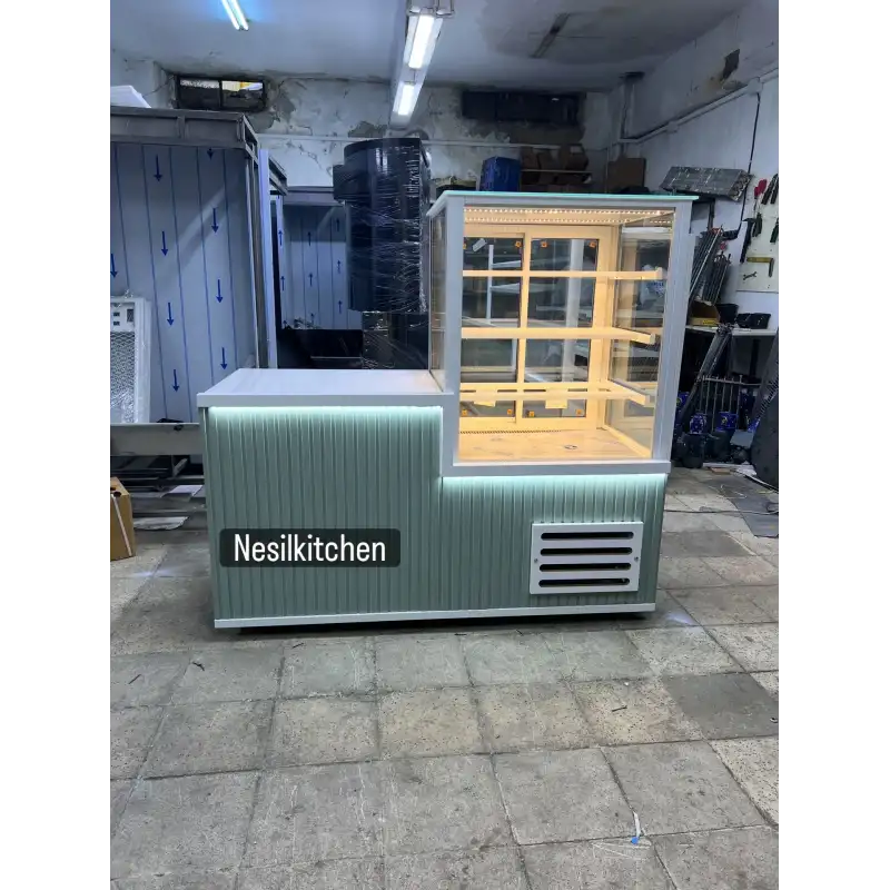 Pasta Vitrin Dolabı Bankolu NSL-12