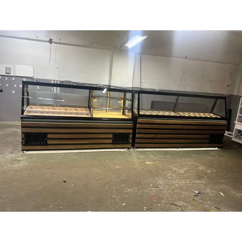 Pasta Waffle ve Salatabar Teşhir Reyonu Set Model NSL-47