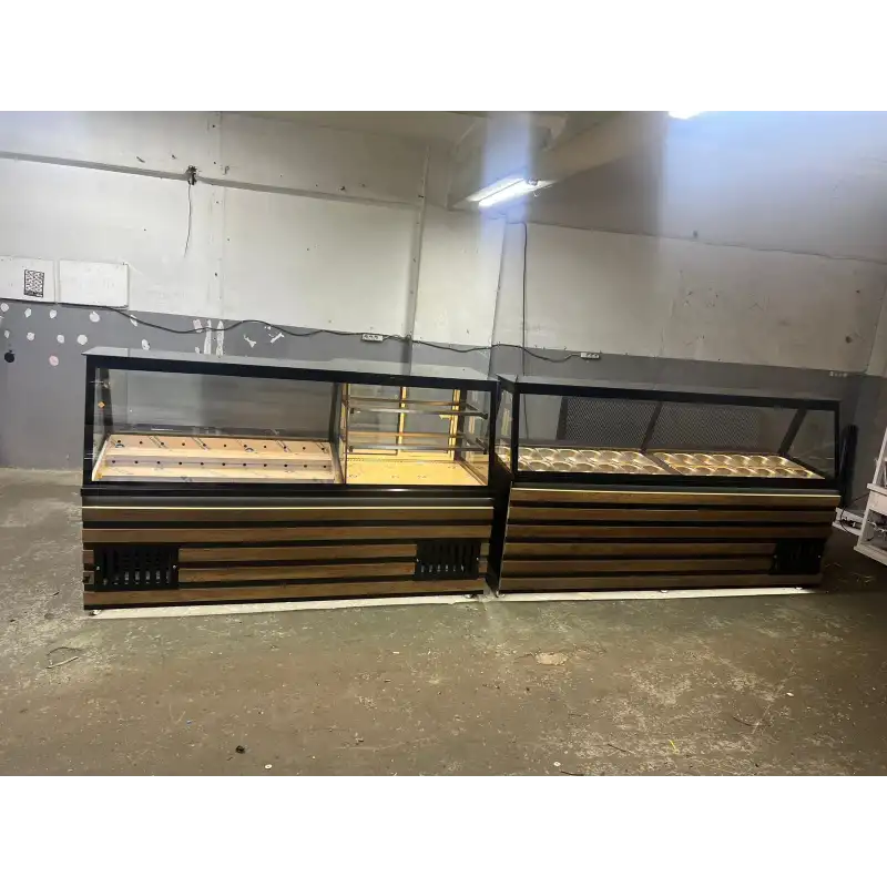 Pasta Waffle ve Salatabar Teşhir Reyonu Set Model NSL-47