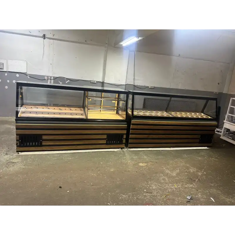Pasta Waffle ve Salatabar Teşhir Reyonu Set Model NSL-47