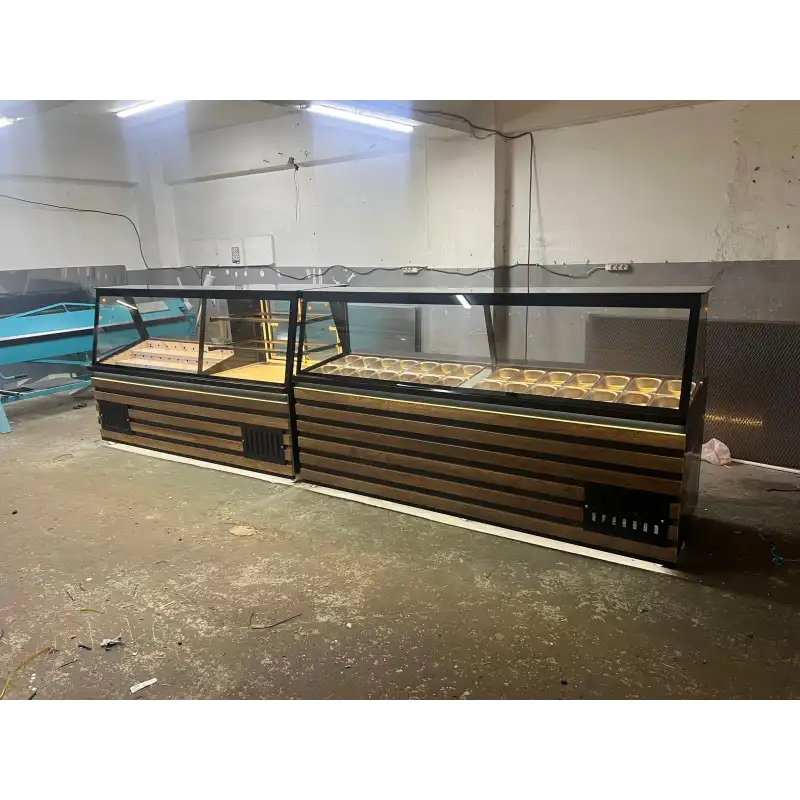 Pasta Waffle ve Salatabar Teşhir Reyonu Set Model NSL-47