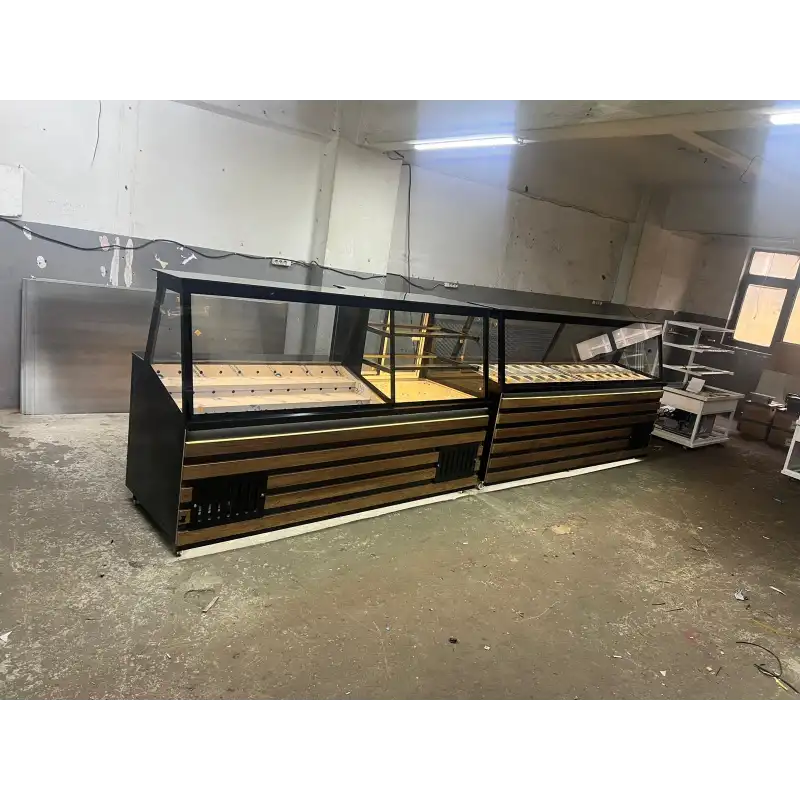 Pasta Waffle ve Salatabar Teşhir Reyonu Set Model NSL-47