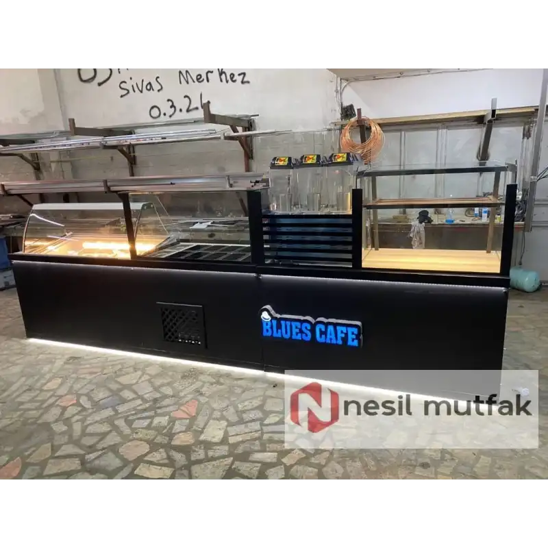 Dondurma Meyve Pasta Dolabı ve Limonata Buz Makineli