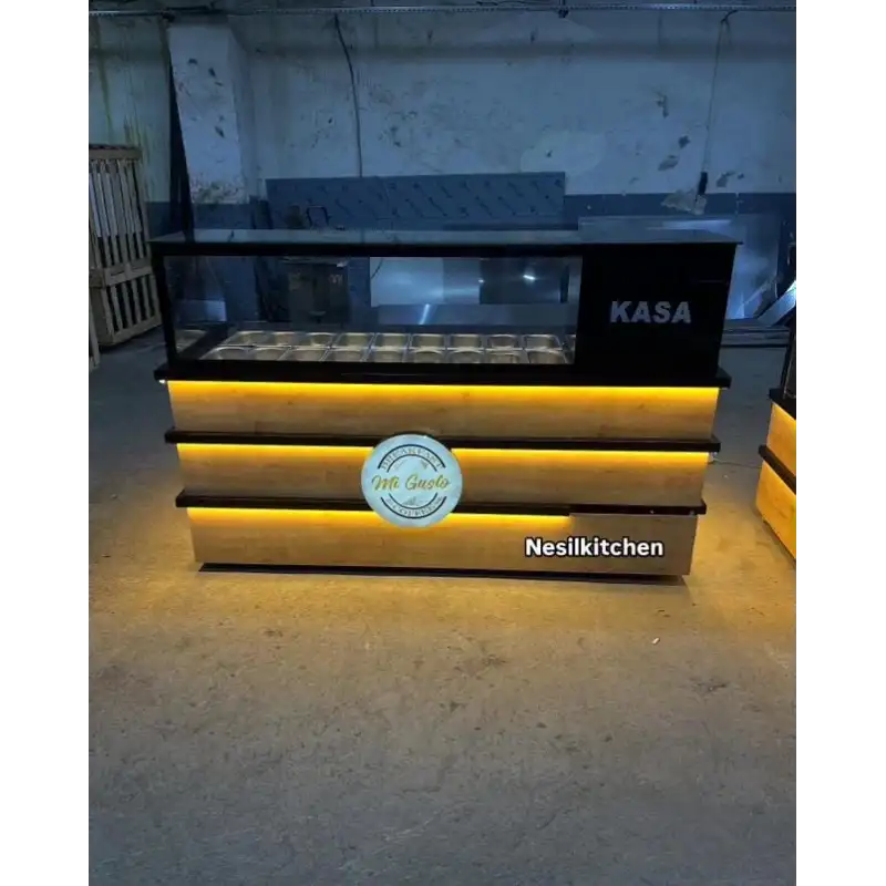 Kahvaltı ve Salatbar Dolabı