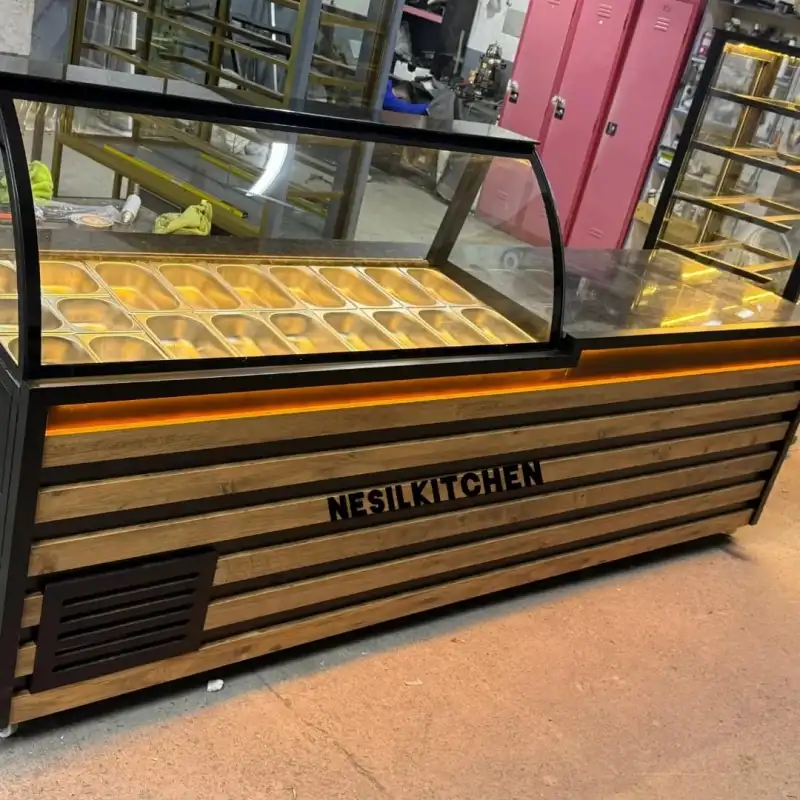 NESİLMUTFAK KUMPIR SALATBAR DOLABI BANKO