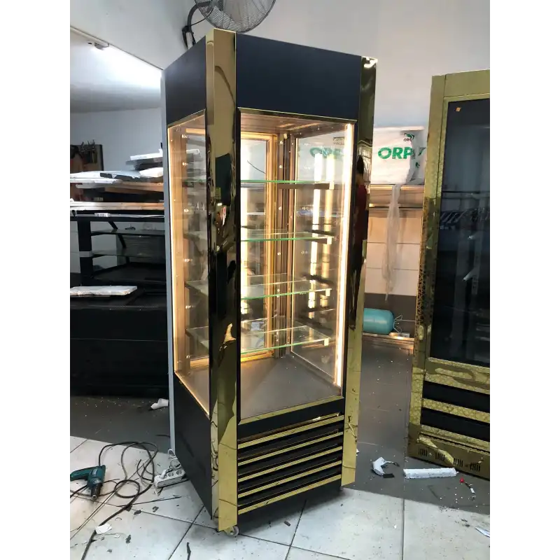 Dik Model Pasta Dolabı Gold
