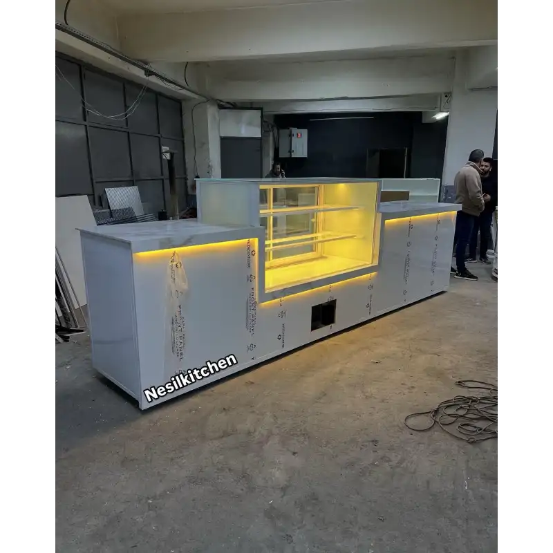 Pasta Teşhir Dolabı Bankolu