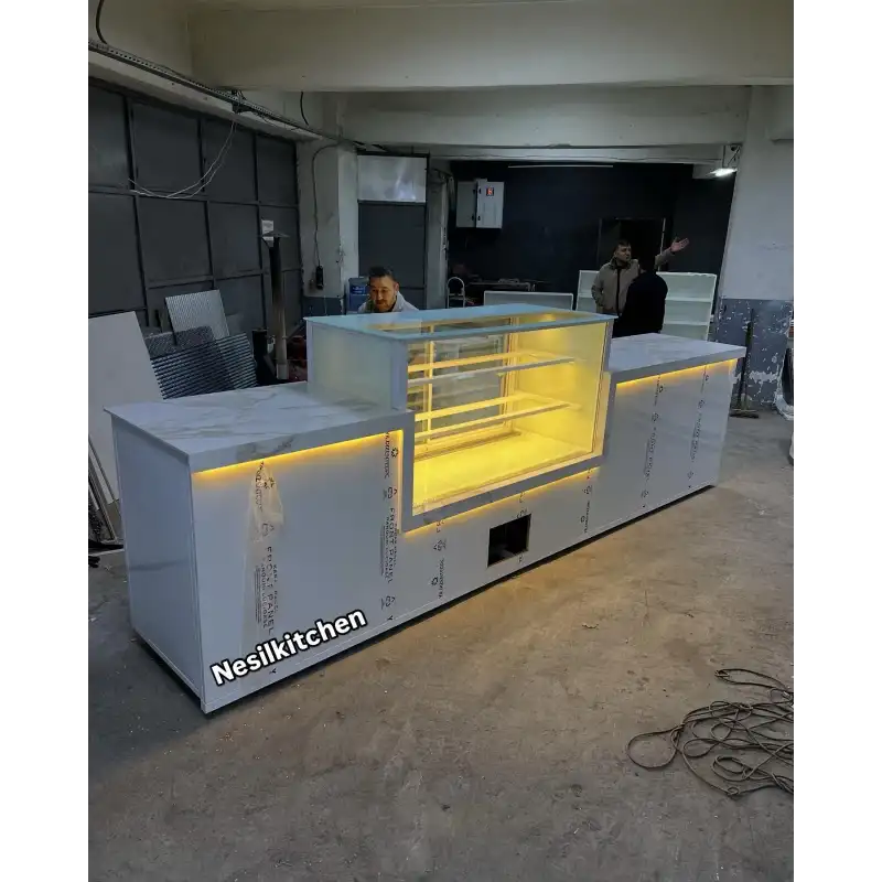 Pasta Teşhir Dolabı Bankolu