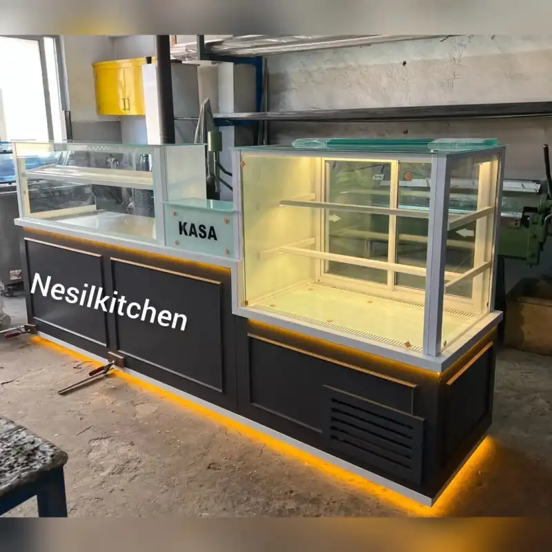 Pasta Teşhir Dolabı ve Mayalı Tezgah