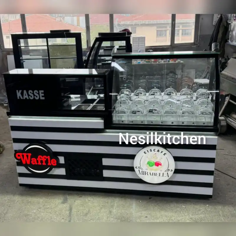Waffle Dolabı ve Çikolata Tezgahı