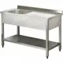 Eyveli, Taban Raflı Paslanmaz Mutfak Çalışma Tezgahı