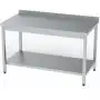 Paslanmaz Endüstriyel Mutfak Çalışma Tezgahı, Taban raflı