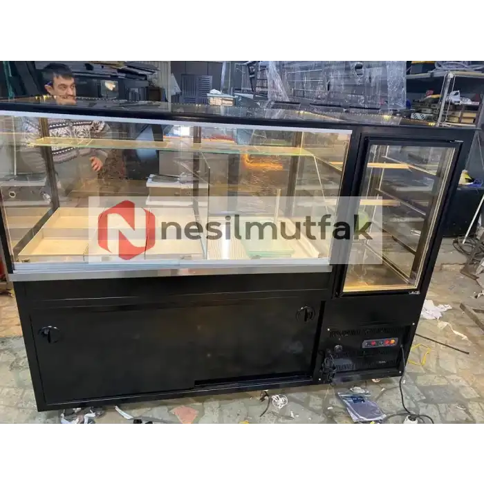 Benmari ve Pasta Tezgahı Seti Ahşap Model