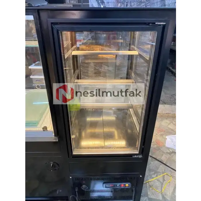 Benmari ve Pasta Tezgahı Seti Ahşap Model