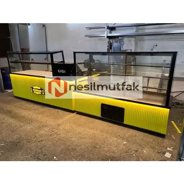 Börek Baklava Tezgahı ve Pasta Dolabı Özel Set