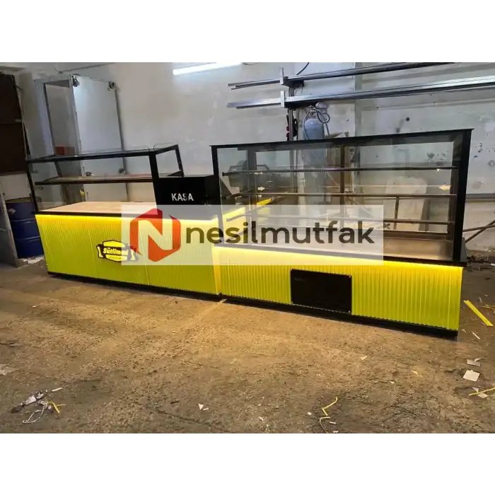 Börek Baklava Tezgahı ve Pasta Dolabı Özel Set