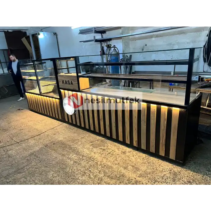Börek Ekmeklik Tezgahı ve Pasta Tatlı Dolabı