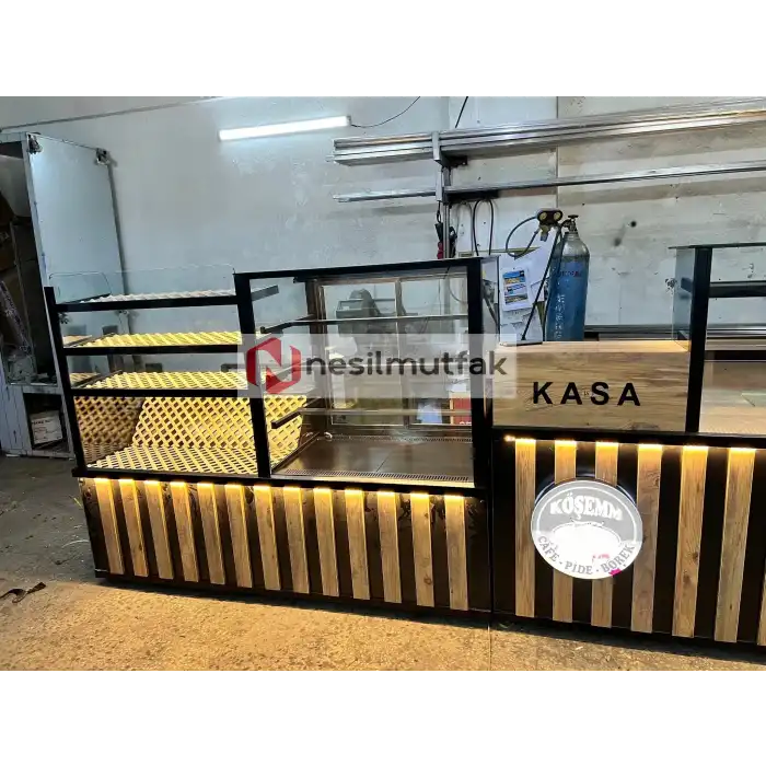 Börek Ekmeklik Tezgahı ve Pasta Tatlı Dolabı