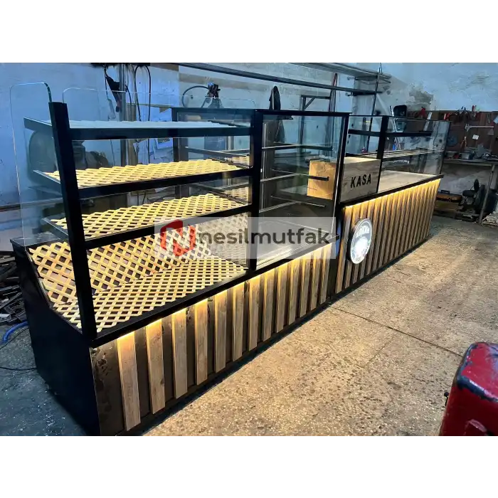 Börek Ekmeklik Tezgahı ve Pasta Tatlı Dolabı