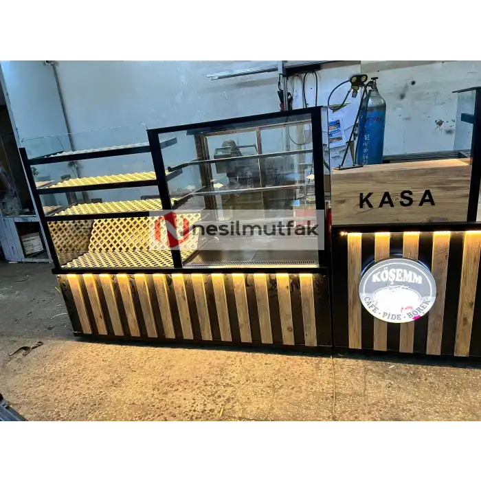 Börek Ekmeklik Tezgahı ve Pasta Tatlı Dolabı