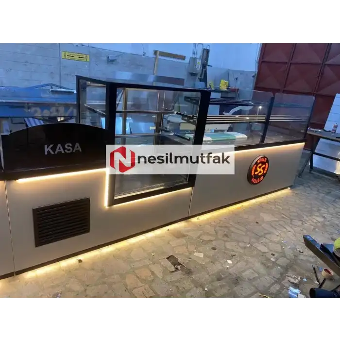 Böreklik Baklava Tezgahı ve Pasta Dolabı Set Model