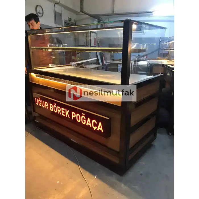 Böreklik Tezgahı Ahşap Model