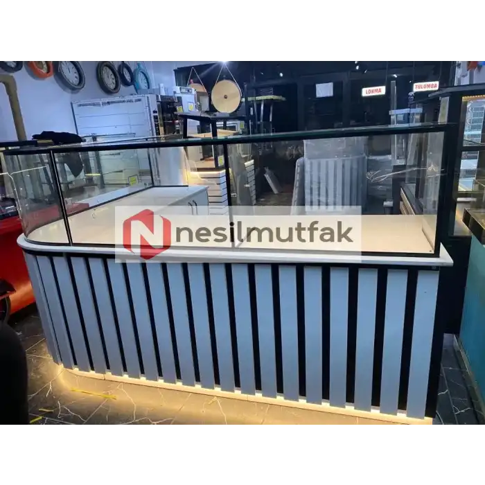 BAKLAVA Tezgahı Beyaz Model