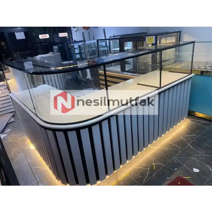 BAKLAVA Tezgahı Beyaz Model