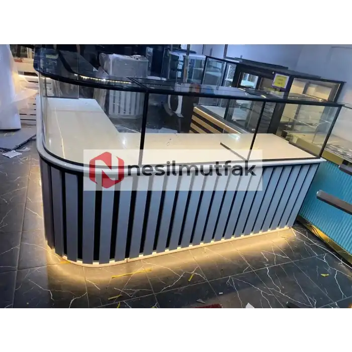 BAKLAVA Tezgahı Beyaz Model