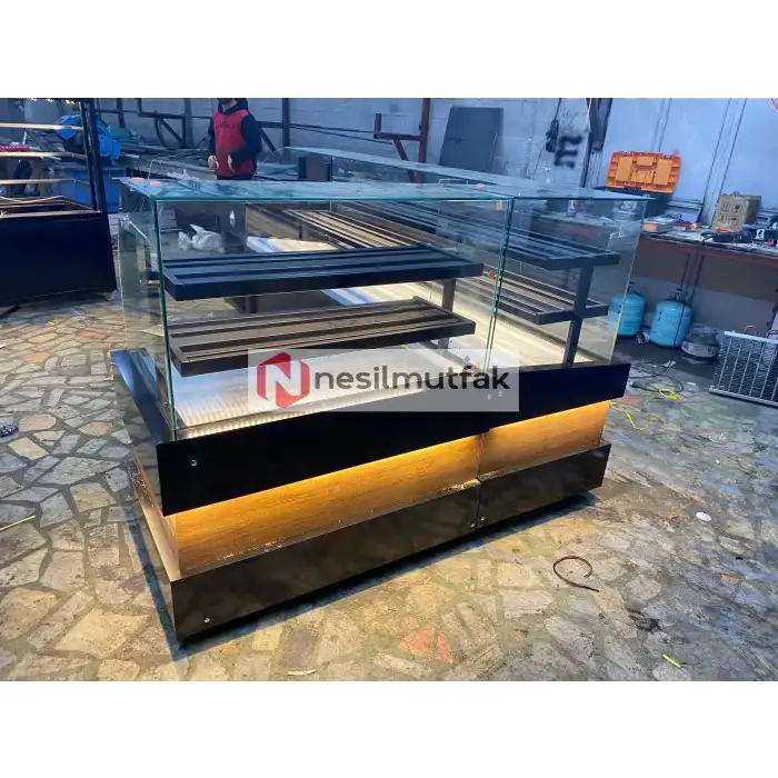 Böreklik ve Baklava Tezgahı Ahşap Dekor Model