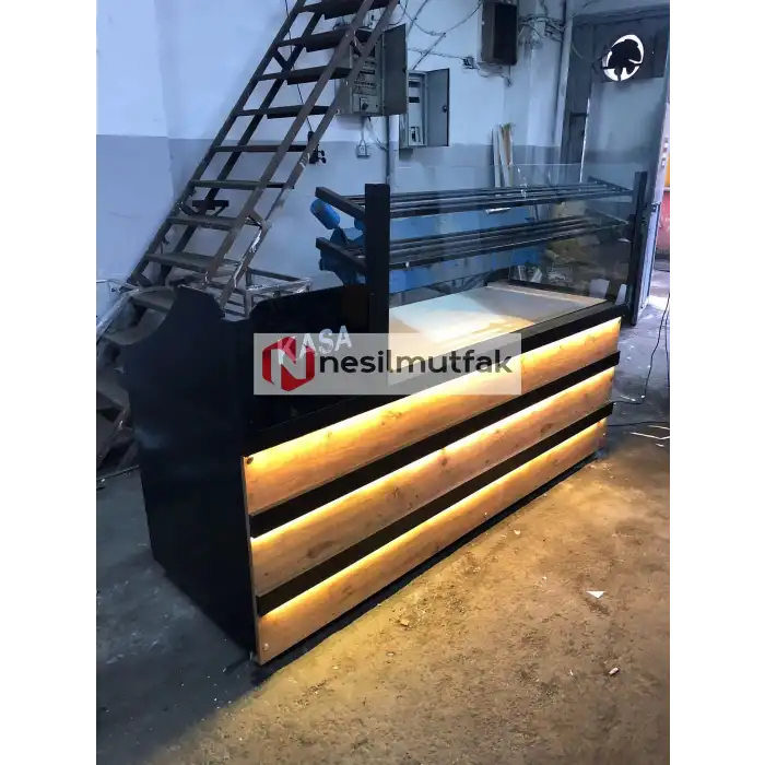 Böreklik ve Baklava Tezgahı Ahşap Model