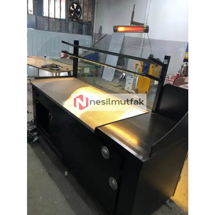 Böreklik ve Baklava Tezgahı Ahşap Model