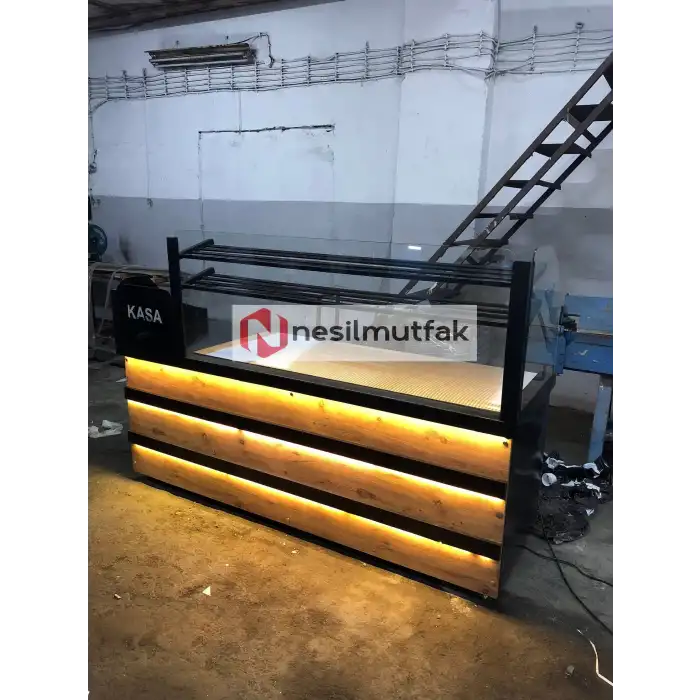 Böreklik ve Baklava Tezgahı Ahşap Model