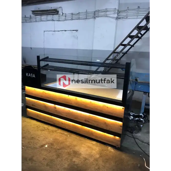 Böreklik ve Baklava Tezgahı Ahşap Model