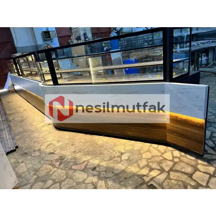 Böreklik ve Baklava Tezgahı Ahşap Özel Model