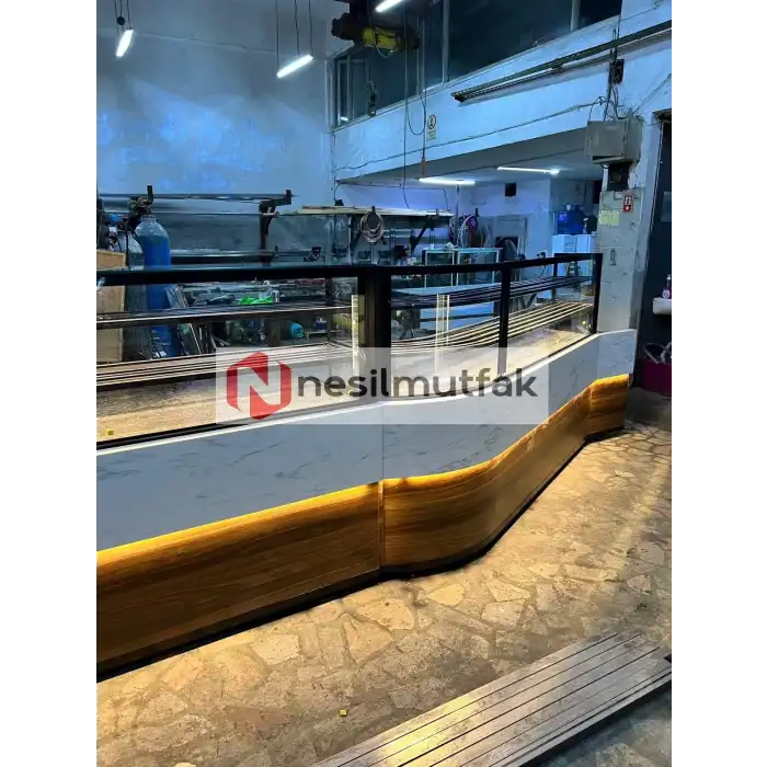 Böreklik ve Baklava Tezgahı Ahşap Özel Model