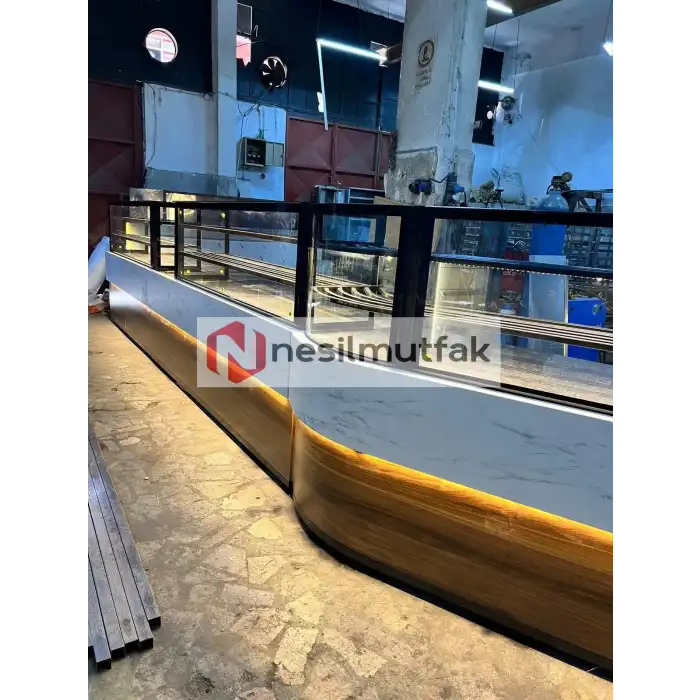 Böreklik ve Baklava Tezgahı Ahşap Özel Model